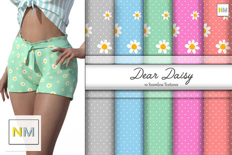 Second Life Marketplace - Dear Daisy Matching Patterns 10 Seamless